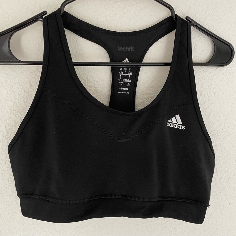 Black Adidas sports bra